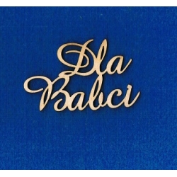 Dla Babci    6,5x4 cm  cz;amaze